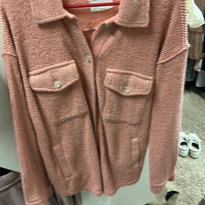 Thread & supply button down over shirt.